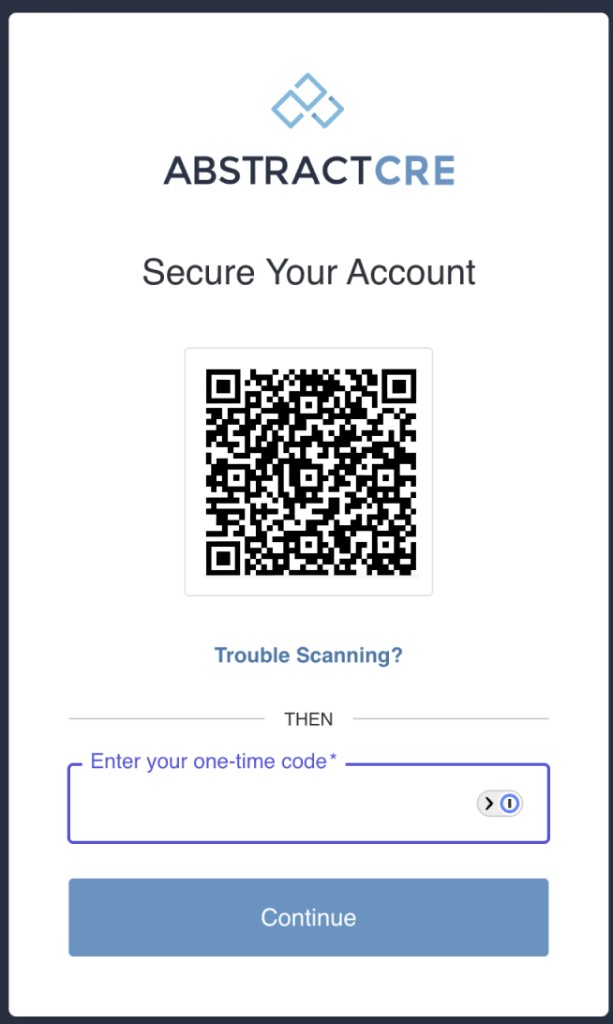 Scan the QR code with Microsoft Authenticator.