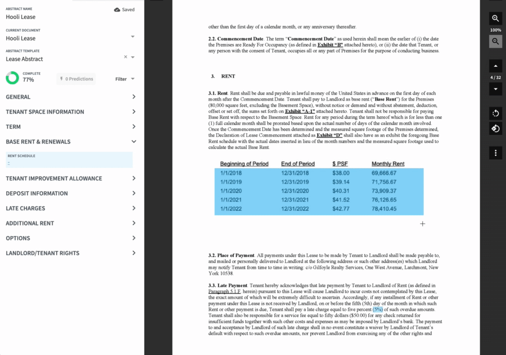 Screen recording of copying and pasting linked table data.